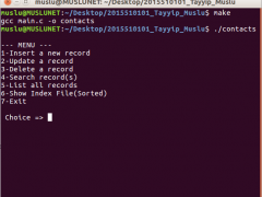 Adres Defteri – Simple Indexing – C programlama